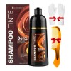 Shampoo Natural Químicos Tinte Cubre Canas Jengibre