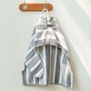 Dog Bath Towel - Pet Cat Bath Robe | Striped