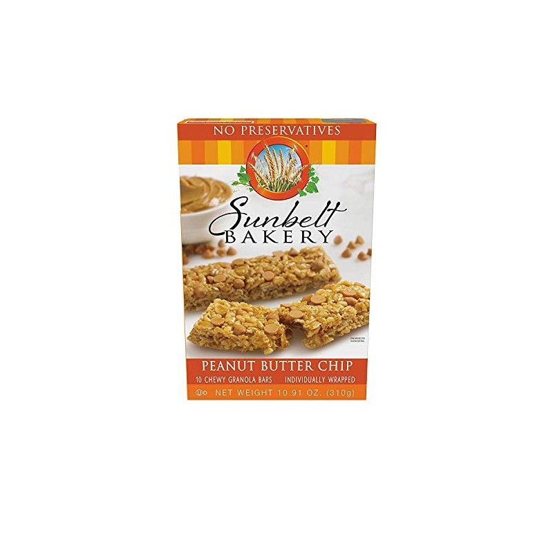 Sunbelt Bakery Peanut Butter Chip Chewy Granola Bars, 20 Count