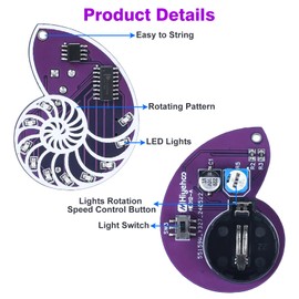 SMD Soldering Practice Kit,LED Seashell Design Learner Solder Kit, Ideal for Soldering Practice Learning Back to School Edcuation and Wearable Decorative Pendant
