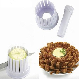 Jeanoko Onion Blossom Maker Fruit Vegetable Cutter Tool Onion Blossom, Easy to Use with Premium Material, for Various Occasion