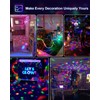 Luditek 2-Pack Sound Activated Party Lights with Remote Control, Disco