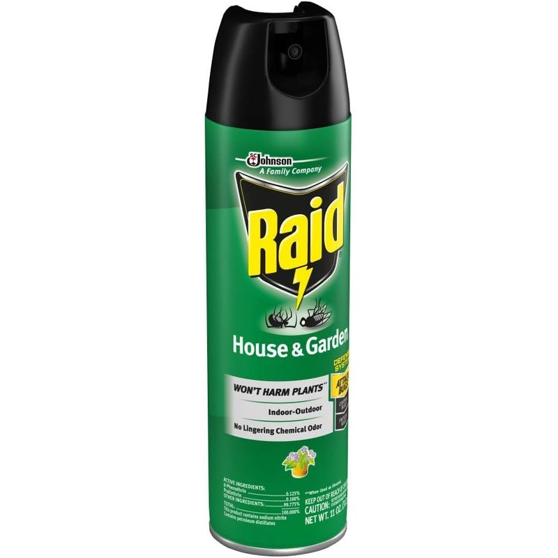 Raid House and Garden Aerosol, 11 OZ (Pack of 3)