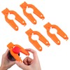 Gjinxi 4 PCS Plastic Bottle Cap Opener, 3 in 1