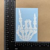 Slaced Skeleton Hands 4 Pack: Rock on Skeleton Hand Left