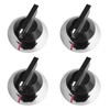 4 Pack 330190 Range Burner Knob Replacement for Whirlpool Kenmore