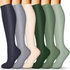 QUXIANG Compression Socks for Women & Men 15-20 mmHg, Best