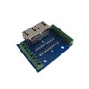 Dual RJ45 Ethernet Connector Breakout Board w/LED Screw terminals -Pack