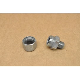 Parker New Harley Big Dog Chopper Motorcycle Oil Filter Line Connector Adapter 3/8 5/8"