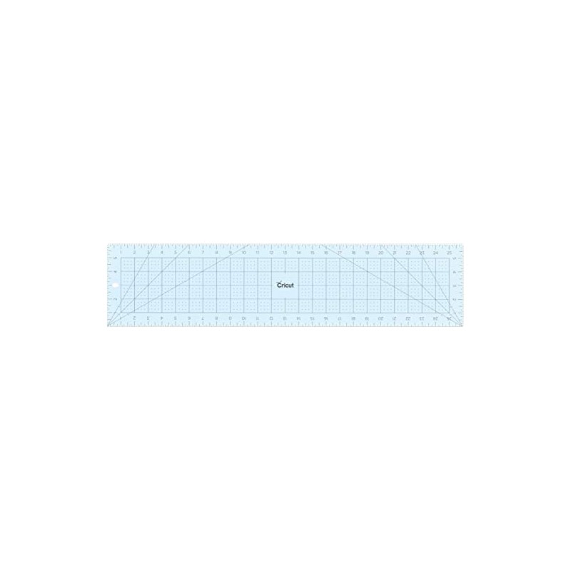 Cricut Acrylic Ruler 6"X26"-Blue