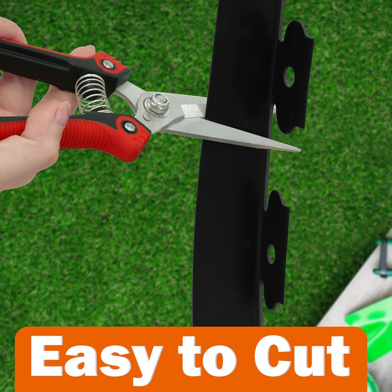 Gardzen 1.5" x 100' Landscape Edging Kit, Garden Edging Coil