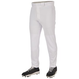 Champro Triple Crown 2.0 Tapered Bottom Baseball Pants, Youth Small, White