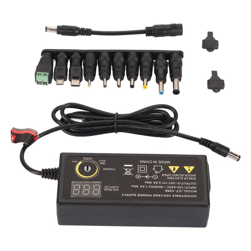 60W Universal Power Supply Adjustable DC 5V‑24V Variable Switching AC/DC
