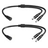 1.3FT 5.5mmx2.5mm 14AWG 12V/24V DC Power Splitter 1Female to 2Male