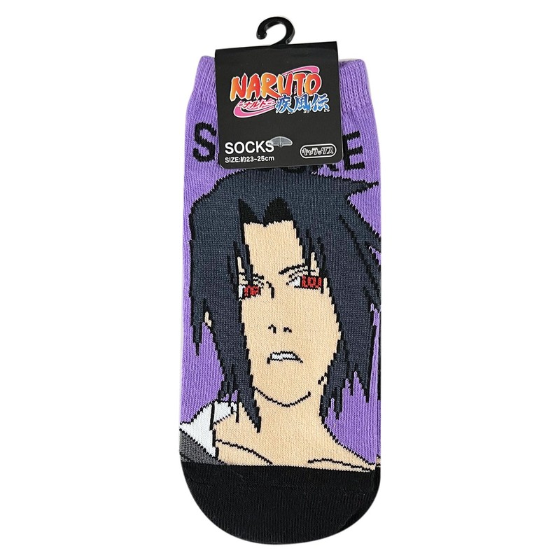 Small Planet Naruto Sasuke PU Character Socks Women's Socks