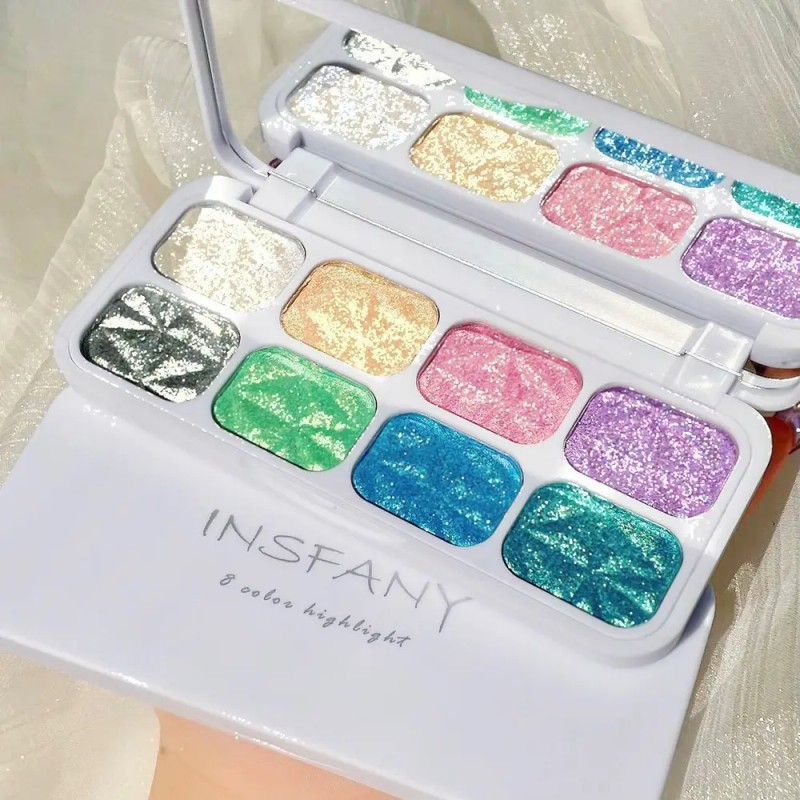 . Máscara De Ojos Con Paleta De Camaleones, Holográfica,