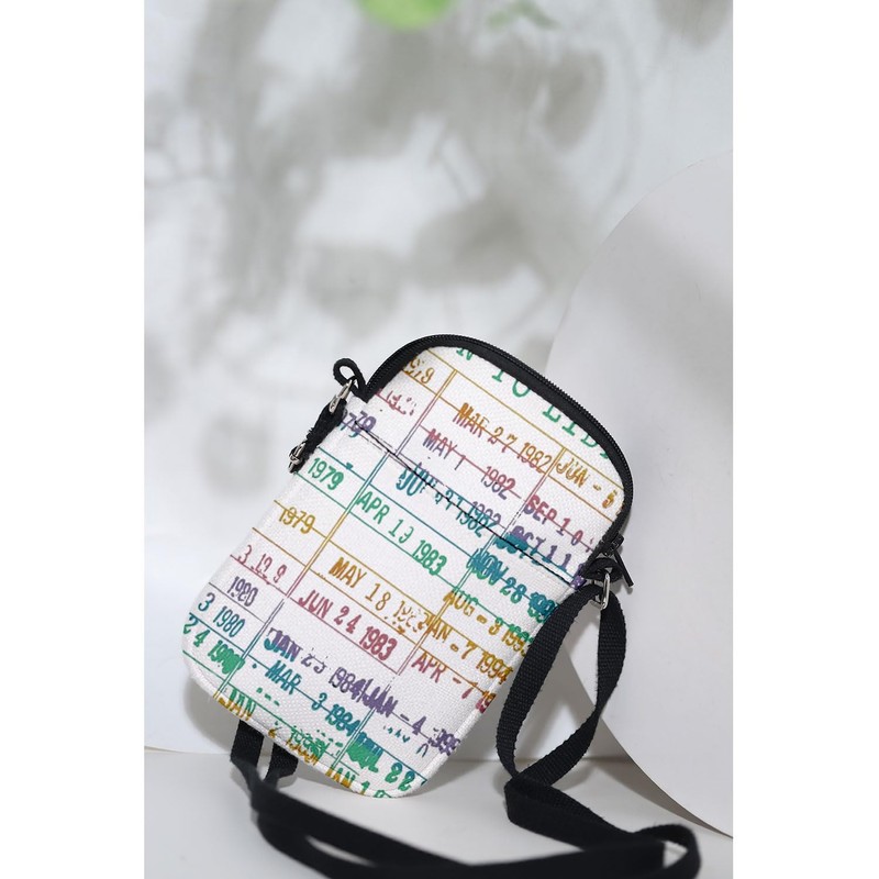 KUIYAI Rainbow Library Crossbody Bag, Return To Library, Library Card