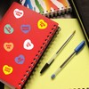Beistle S74005AZ6, 24 Sheets Candy Heart Stickers, 4.75'' x 7.5''
