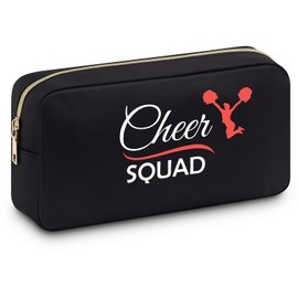 Cheerleader Gifts for Girl Cosmetic Bag Cheerleading Gift for Cheerleader Cheer Makeup Bag for Cheerleader Lovers Gifts for Sister Daughter Birthday Graduation Gift Cheerleading Bag for Teammates