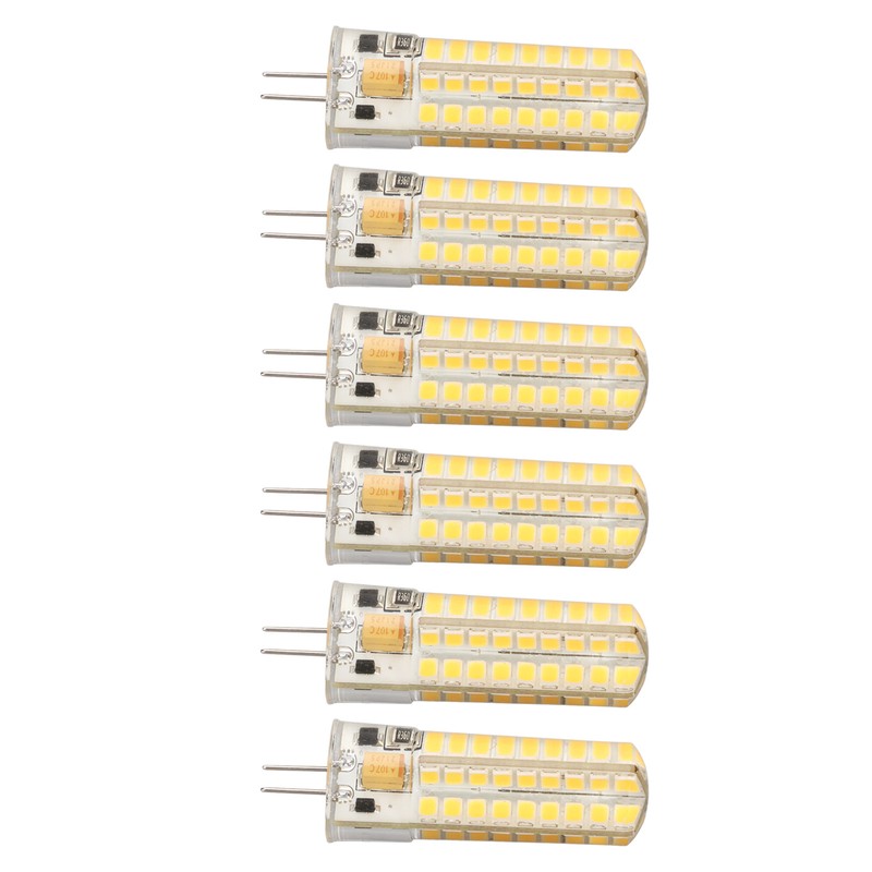 6pcs G4 LED Bulb 700LM 7W 72LED 360 Degree Lighting
