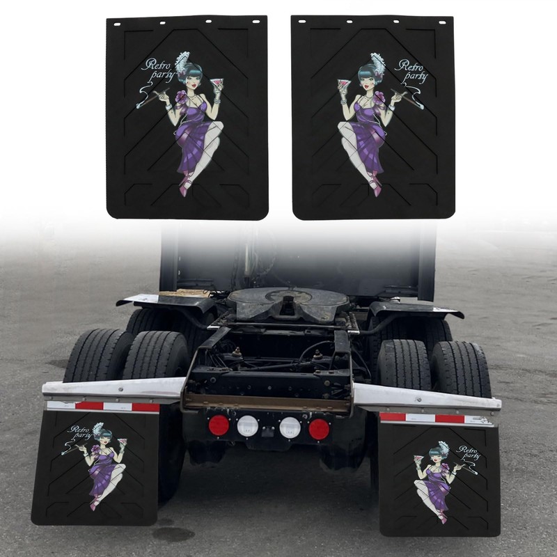 TAIROD 2024 New Upgrade Mud Flap for Semi Truck/Trailer, Universal