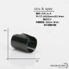 [silver KYASYA] 2-piece Set, Simple Ear Cuff, Long Stainless Steel