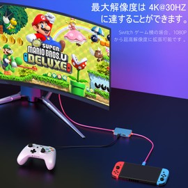 Switch/Switch 2 Dock, TV Connection Output, Switch Dock, Direct TV Output, Dock, Multifunctional, 4K @ 30Hz, Type-C to HDMI Conversion, 3-in-1 USB 3.0/2.0 Ports, C Port, Metal Material, Lightweight