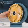 Generic W Ventilador De Escritorio E Fan, Recargable, Funciona Con