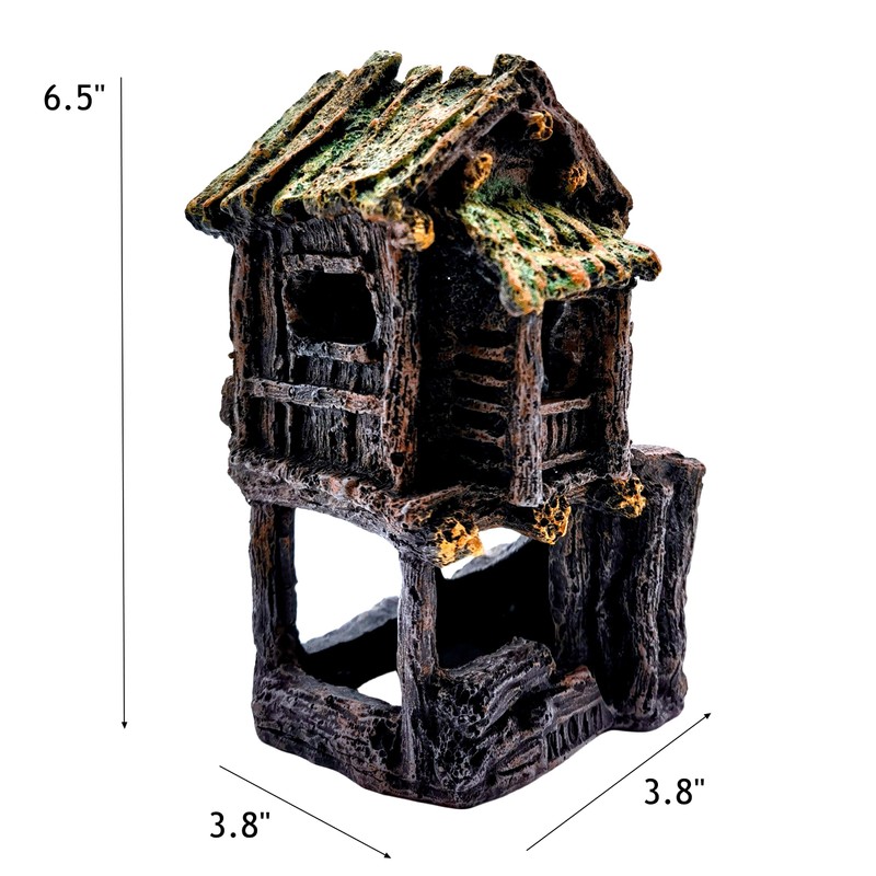 M2cbridge Aquarium Decorations Fish Hideout House Shelter Betta Cave (Style