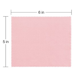Eyeglass Cleaning Cloth Glasses Cleaner 12Pack Microfiber Lens Cleaner Eyewear Sunglass Wipes for Glass Jewelry Screen Camera Lint Free Thick 5x6 Inch (Pink, 5x6)