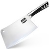 Utopia Kitchen 7 inch Cleaver Knife Stainless Steel Chef Butcher