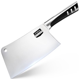Utopia Kitchen 7 inch Cleaver Knife Stainless Steel Chef Butcher Knives for Meat & Vegetable Multipurpose Kitchen Chef Knife Chopping Bone