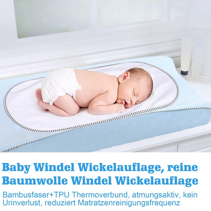 Pack of 6 Changing Mats, Soft Changing Mat for Babies,