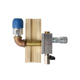 RapidAir 3/4" FASTPIPE THRU WALL OUTLET BY 1/2" FNPT PORT FOR COMPRESSED AIR F1024W