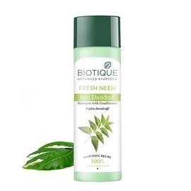 Biotique Margosa-Fresh Daily Dandruff Expertise Shampoo and Conditioner for All Hair Types 210 ml