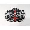 MARDUK - LOGO LASER CUTOUT WOVEN PATCH ~ BLACK METAL