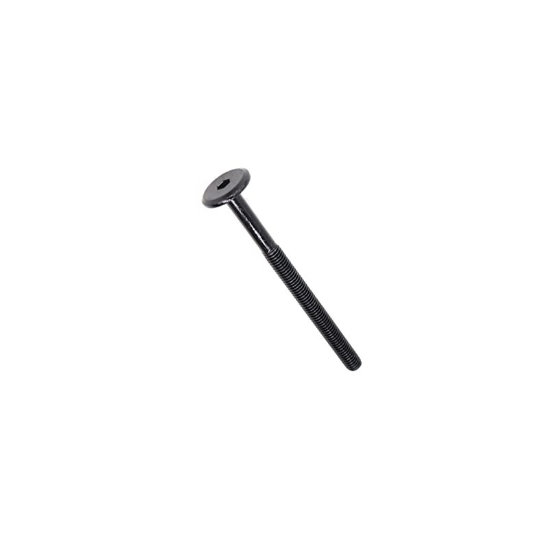 cSeao M6-1.0mm x 80mm Joint Connector Bolt, Black, 10 Pack,