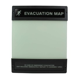 Evacuation Map Holder, 8-1/2 in. x 11 in.