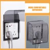 TOPPERFUN 3-Pack Waterproof Receptacle Cover 86-Type Transparent Outdoor Outlet Box