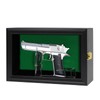 Medikaison Handgun Pistol Revolver Gun Display Case Wall Mount Lockable