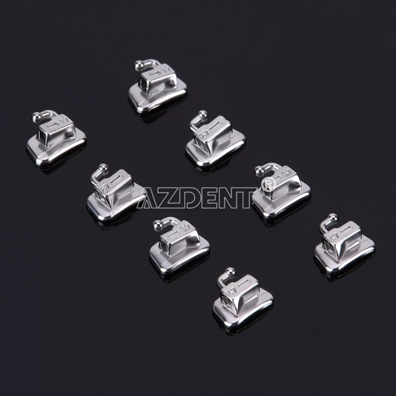 AZDENT Dental Orthodontic Buccal Tubes 2nd Molar Monoblock Roth 022