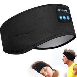 Lavince Sleep - Auriculares deportivos con Bluetooth y auriculares deportivos inalámbricos con altavoces estéreo HD ultrafinos perfectos para entrenar, correr, yoga, insomnio, dormir lateral, viajes en avión, meditación