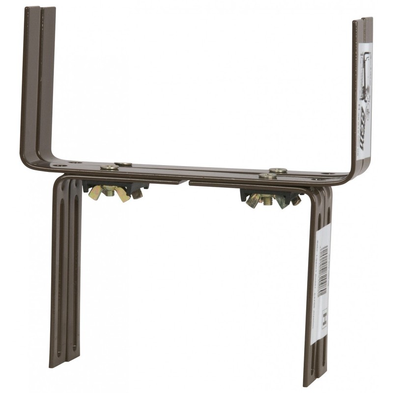 geli Thermo Plastic H-shape holder for flower box, balcony box