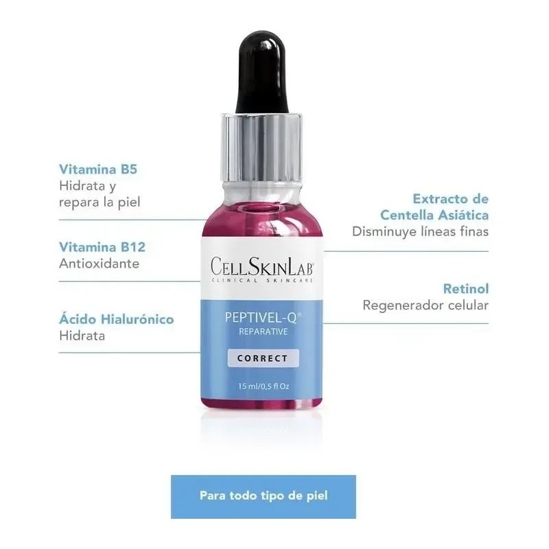 Cellskinlab Peptivel Boost B12 Serum Antiedad Con Vitamina C 15ml