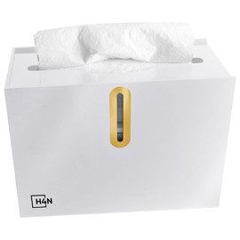 H4N Multifold Hand Paper Towel Dispenser Countertop, Compact Design, Single Sheet Dispensing for Home and Commercial Use, White