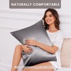 THXSILK 100% Mulberry Silk Pillowcase with Cotton Underside - Queen