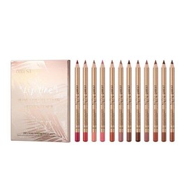 Long Lasting Lip Liner Set, 12pcs/set Matte Lip Liner, Easy Coloring Lip Liner Pen, Moisturizing Lip Liner, Suitable for All Occasions Lip Makeup