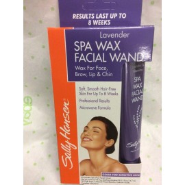 SALLY HANSEN 3 X SALLY HANSEN LAVENDER SPA WAX FACIAL WAND COMPLETE KIT LASTS UP TO 8 WEEK