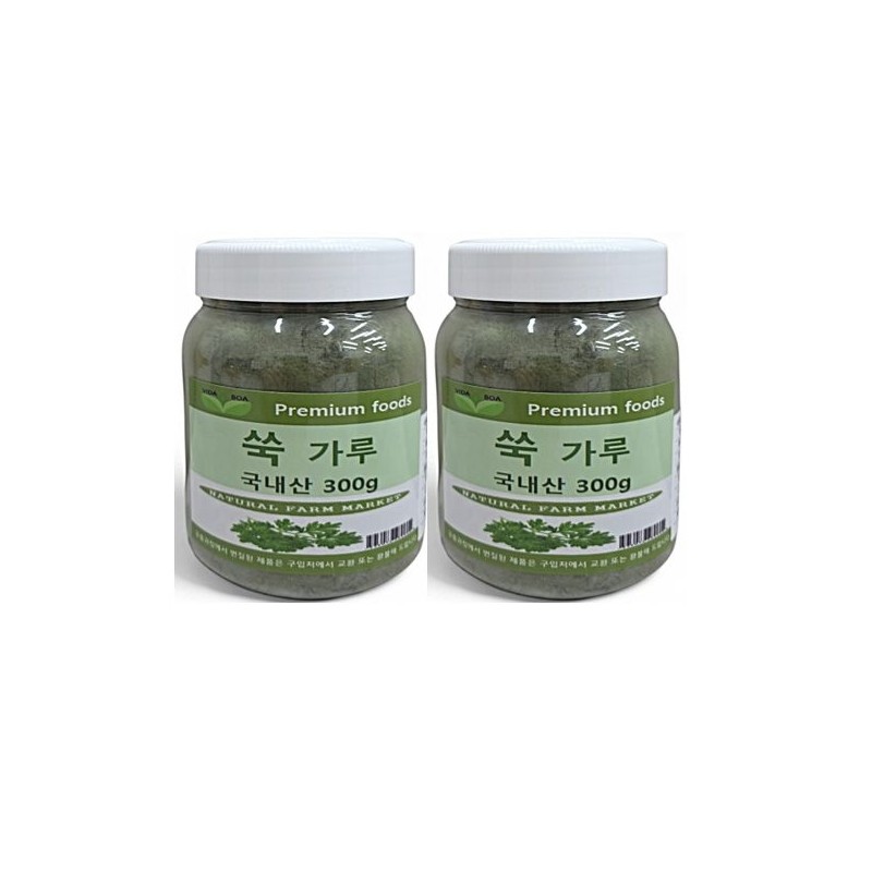 Boabitha Domestic mugwort powder 300g x 2 cans / 국내산