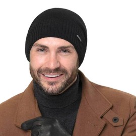 Stetson Uni Goat Nappa Leather Gloves Leather Gloves with Lining, black